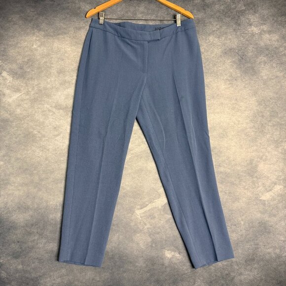 Anne Klein Pants - Anne Klein Women's Straight-Leg Dress Pants Blue Size 12